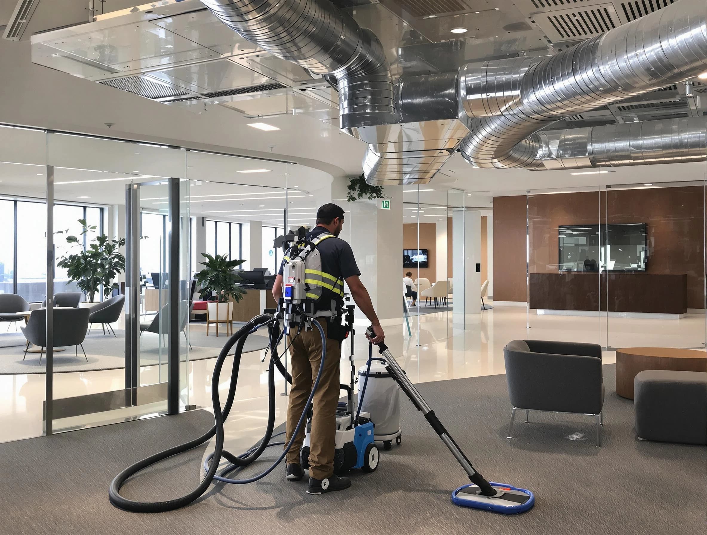 Commercial duct cleaning service by Ashland City Air Duct Cleaning in Ashland City