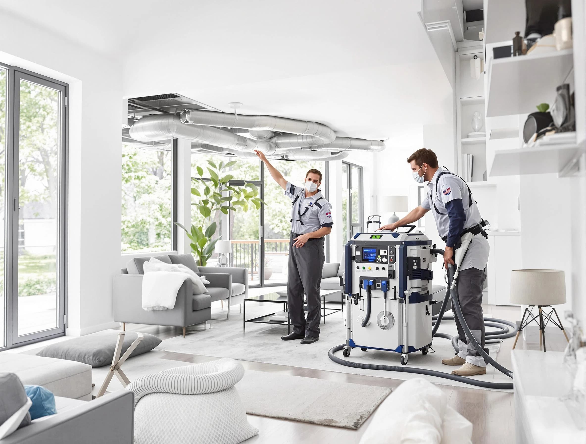 Ashland City Air Duct Cleaning professional conducting pure air duct cleaning with state-of-the-art equipment in Ashland City