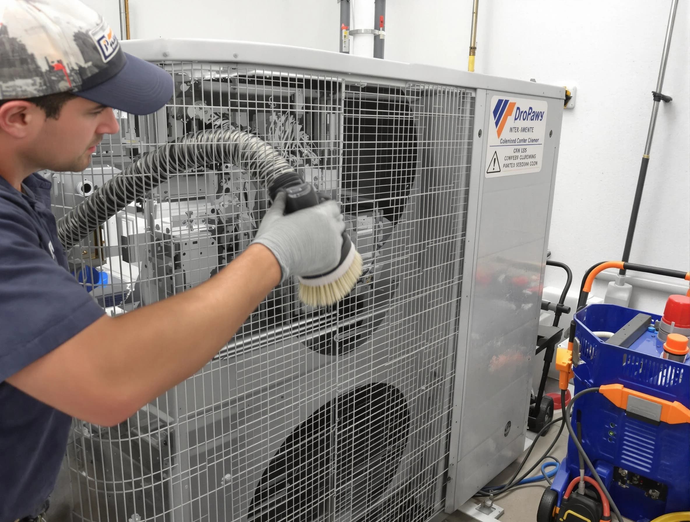 Ashland City Air Duct Cleaning specialist performing precision AC coil cleaning for improved system performance in Ashland City