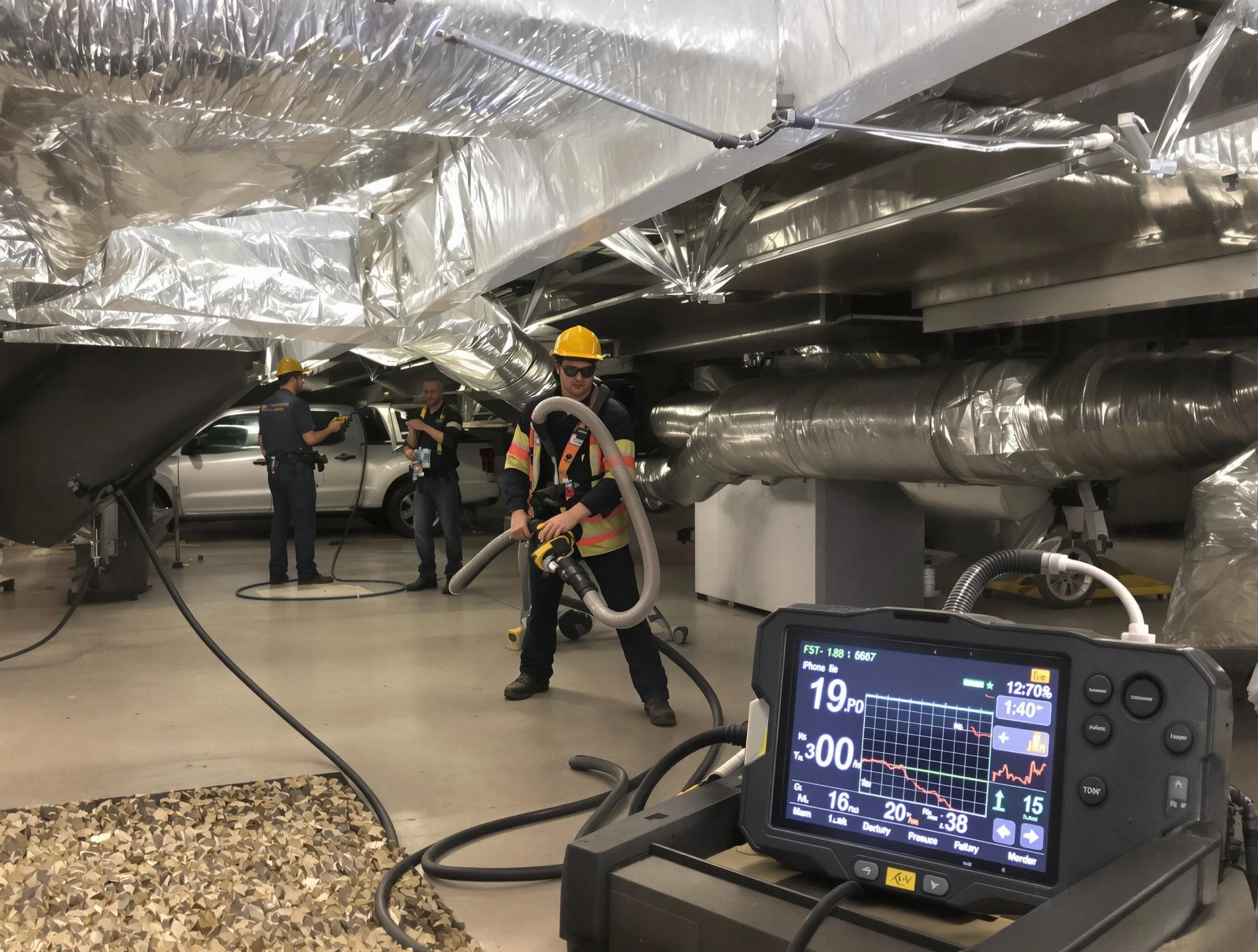 Professional negative pressure duct cleaning by Ashland City Air Duct Cleaning in Ashland City